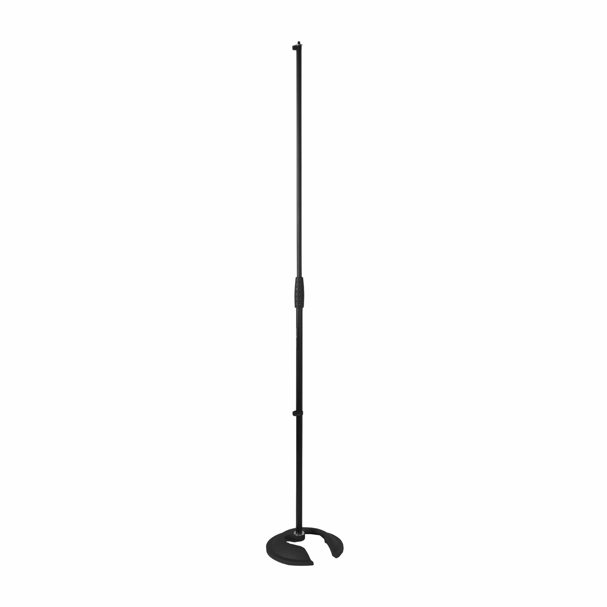 TEMPO MS170 - микрофонная стойка, прямая, круглое основание с вырезом, регулируемая высота, черная