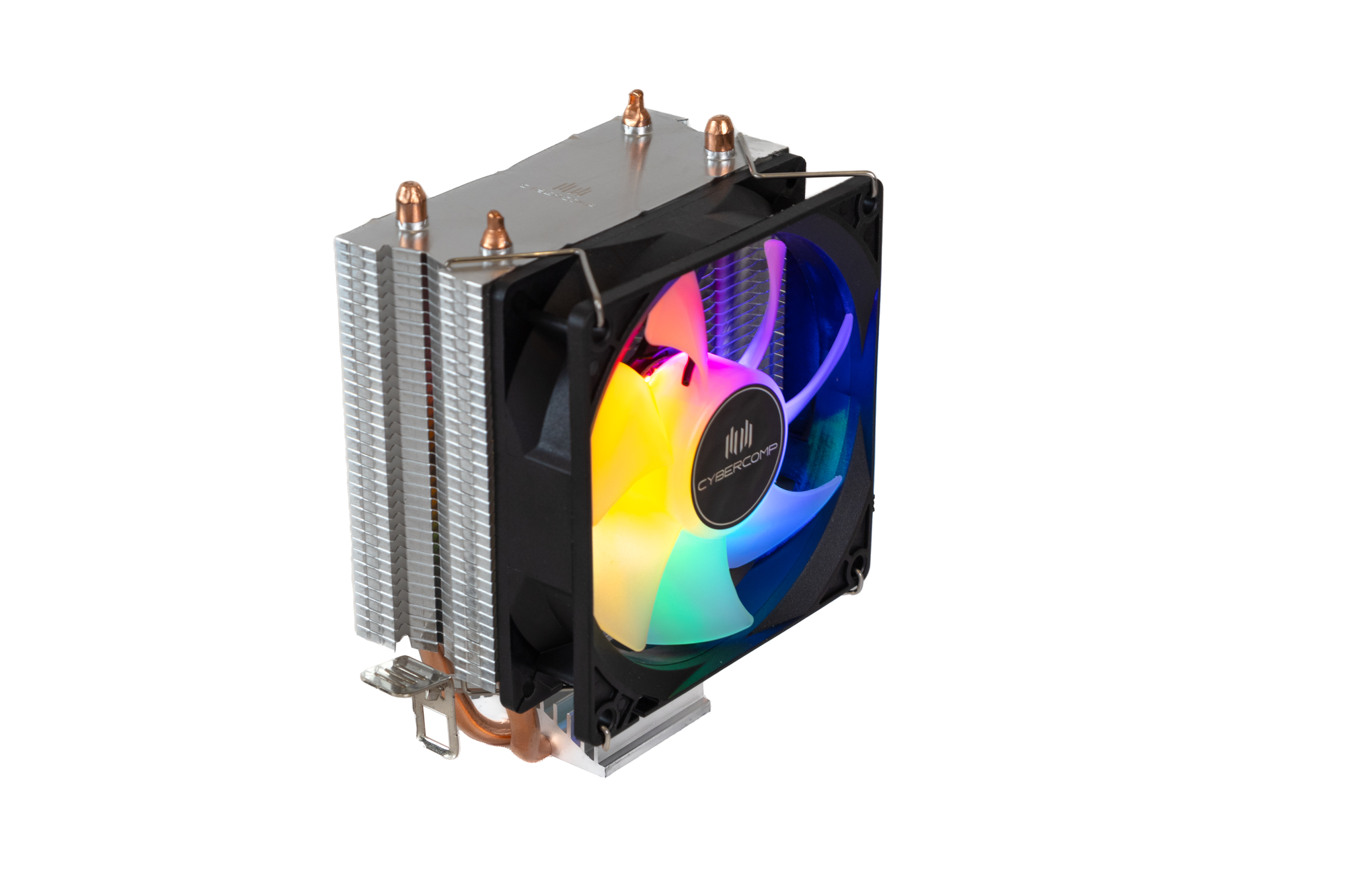 Кулер для процессора CyberComp M200 95W 3pin 2pipes Rainbow light fan