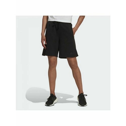 Шорты adidas, размер S [producenta.mirakl], черный 2021pu leather shorts women shorts all match sashes wide leg short ladies sexy leather shorts autumn winter