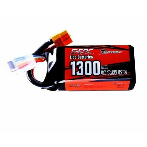 Аккумулятор LiPo 4S 14,8V, 1300mAh, 1200C XT60, S4130120