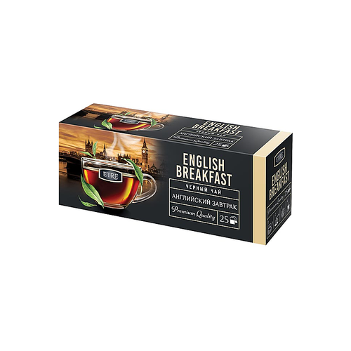 «ETRE», чай черный «Английский завтрак», 25 пакетиков, 50 г, 3 штуки
