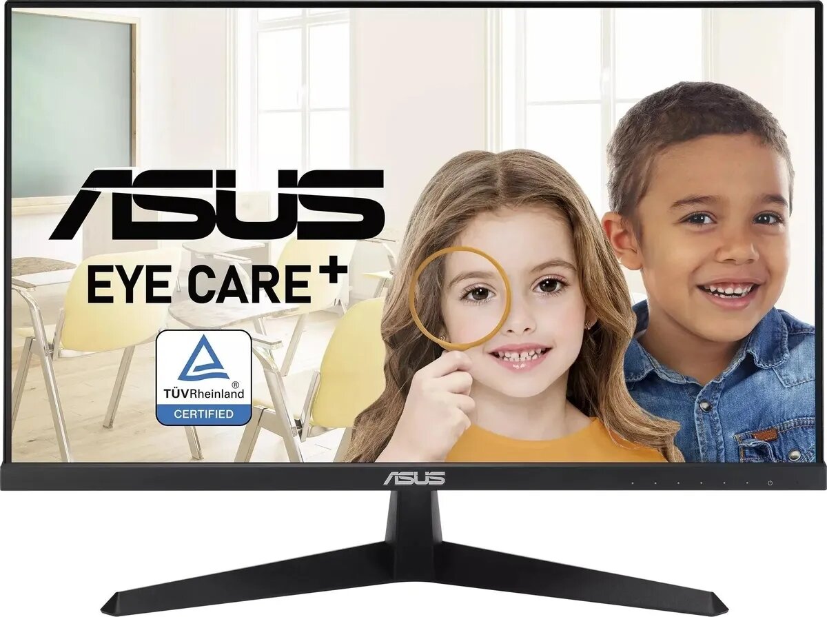 ASUS LCD 23.8" VY249HE черный {IPS 1920x1080 75Hz 1ms 250cd D-Sub HDMI AudioOut VESA}[90LM06A0-B01H70]