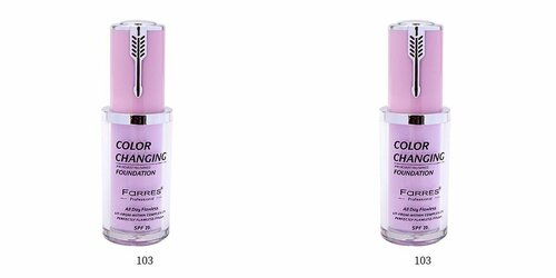Farres cosmetics Крем тональный 4035 Color Changing тон 103, подстраивающийся, розовый, 2 шт.