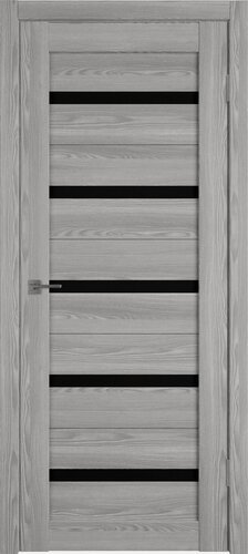 Изображение товара Дверь межкомнатная ДП Atum Х7 600*2000 Smoke (black gloss) эко-шпон