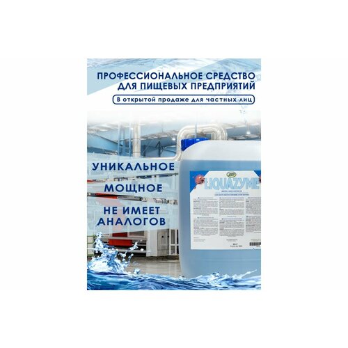 Ликвазим Биопрепарат 20 л, для прочистки производственных бытовых труб, L20LHK2021