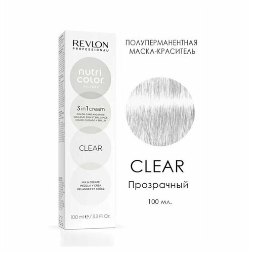 Revlon Nutri Color Creme. 100 мл. Крем-краска для прямого окрашивания, CLEAR