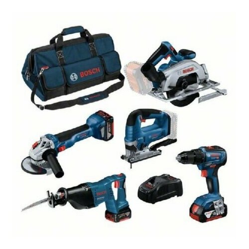 Набор инструментов Combo Kit 5 18 В - Набор электроинструментов с зарядной станцией 0615990N39 Bosch Power Tools 4059952687452 305598₽