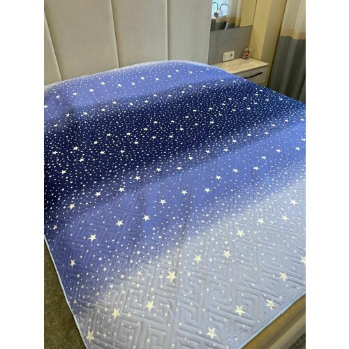 Покрывало двустороннее на кроватьдвуспальное 2-спальное хлопокхб 1520₽