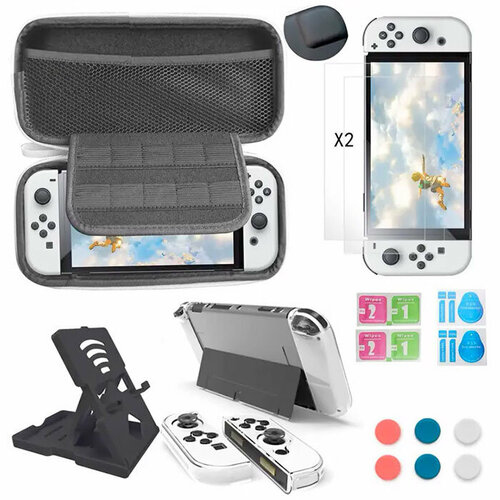 Набор аксессуаров 12 в 1 Accessory Kit для Nintendo Switch OLED