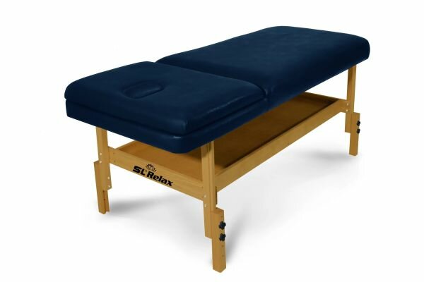 Массажный стол SL Relax Comfort SLR-5 синяя кожа (№6)
