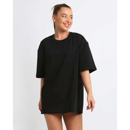 фото Футболка bio-textiles, размер 52, черный