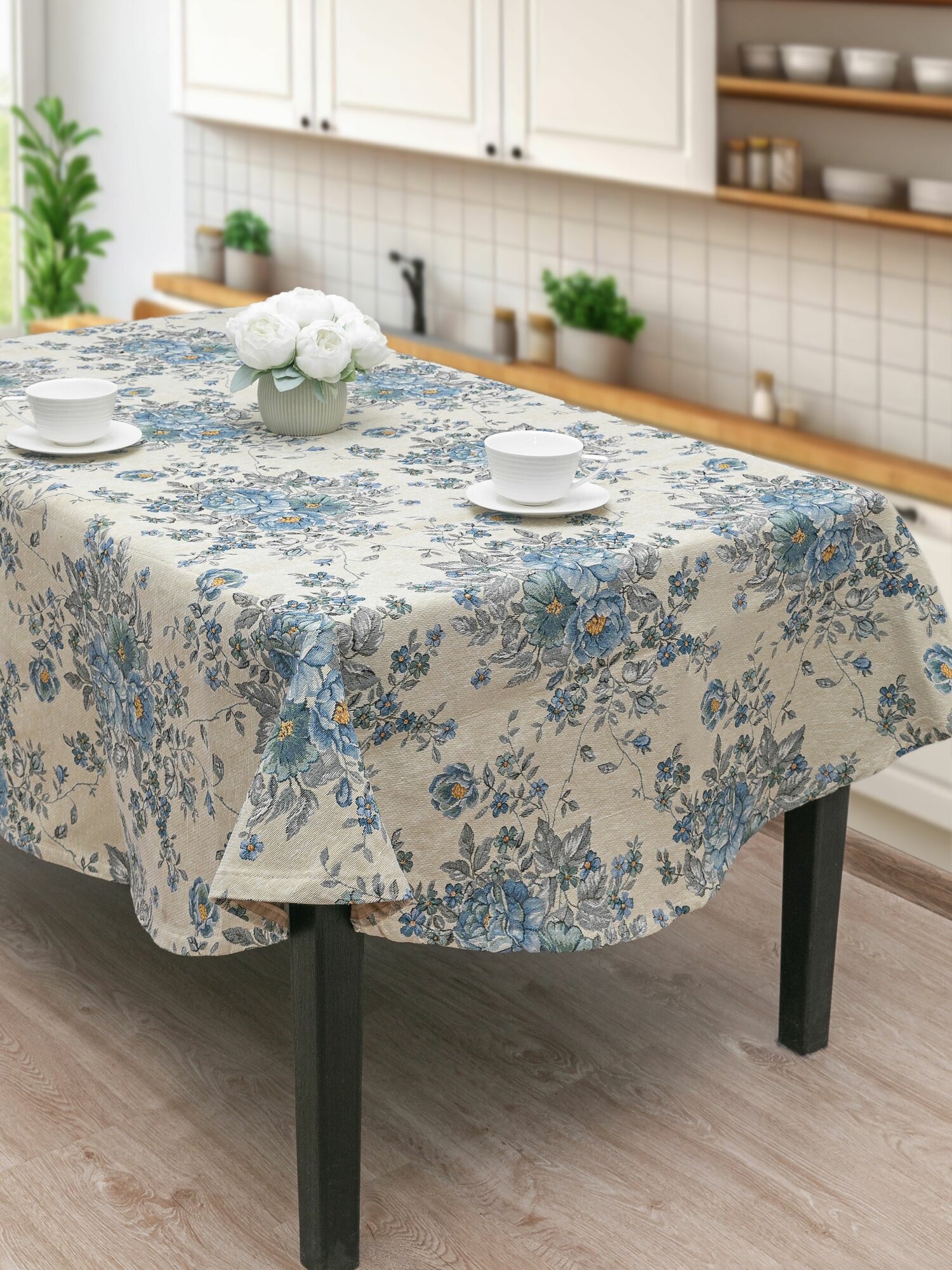 фото Скатерть на стол гобеленовая прямоугольная 140х240 см, Tex Gal