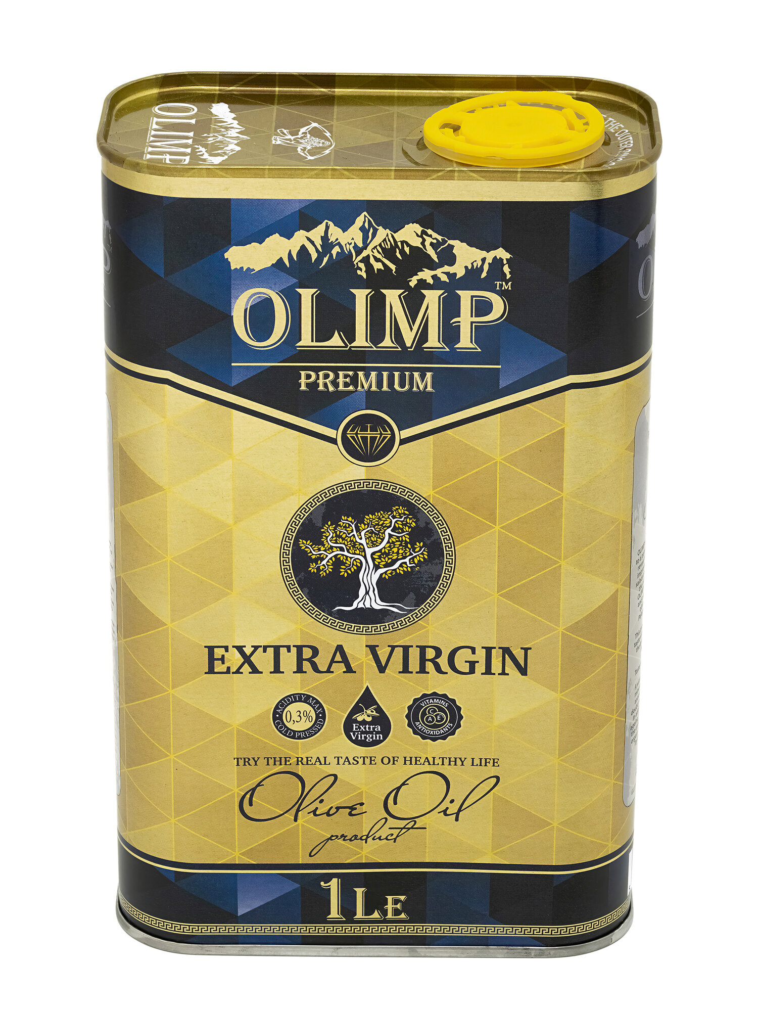 Масло Оливковое Olimp Premium Extra Virgin (Греция) ж/б 1 л рафинированное с добавлением нерафинированного