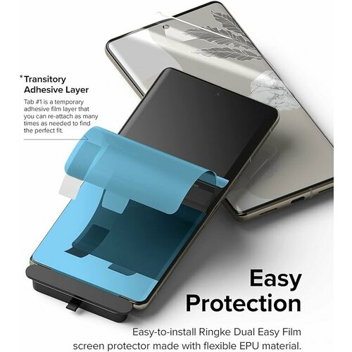 Защитная пленка гидрогелевая Ringke для Google Pixel 7A Screen Protector Комплект 2шт