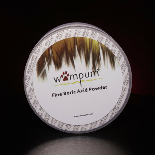 Пудра для устранения слёзных дорожек Wampum (Fine boric acid powder), 200 г