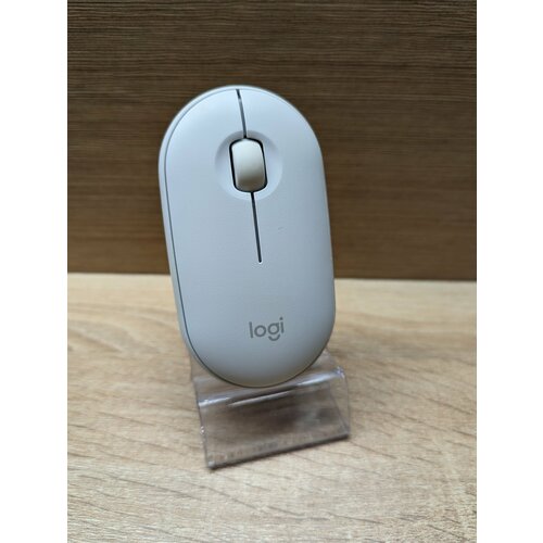 Беспроводная компактная мышь Logitech Pebble M350 белый 322800₽