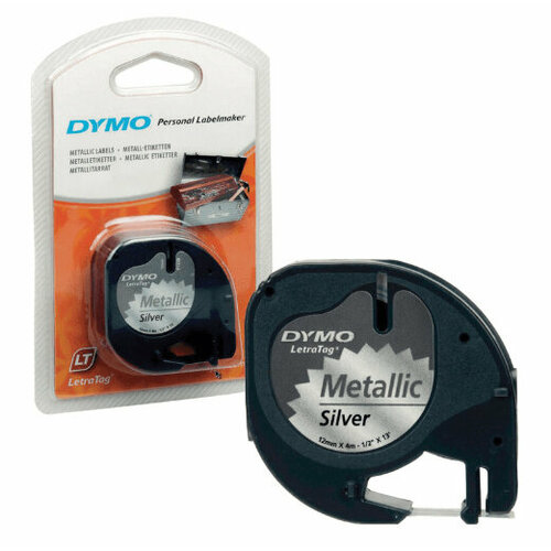 Картридж ленточный Dymo LT S0721730 черныйсеребристый металик для Dymo 1050₽