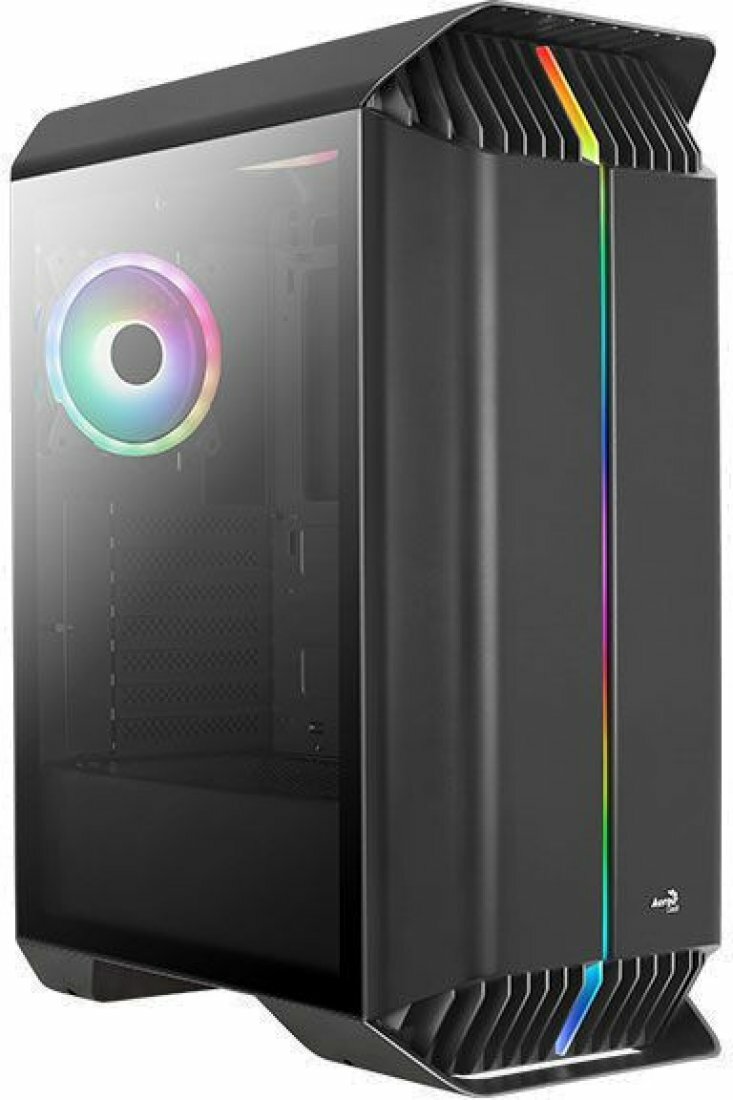 Корпус ATX AEROCOOL Gladiator Duo-G-BK-v1, Midi-Tower, без БП, черный [accm-pb27033.11] - фото №16