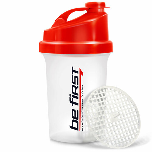 Шейкер Be First 500 мл прозрачно-красный (TS1255-RE)