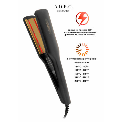 Плойка утюжок для завивки волос выпрямитель для волос Щипцы утяжок для выпрямления для локонов керамические пластины 179900₽