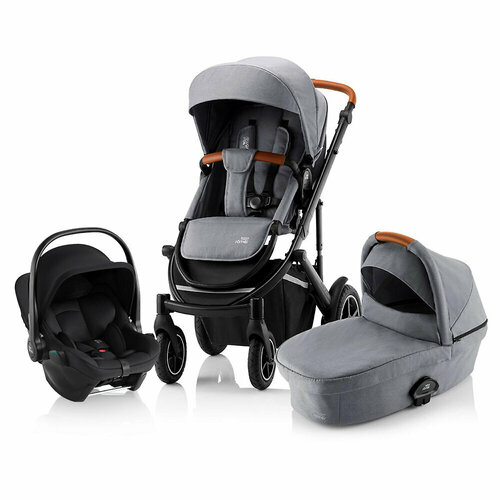 Коляска 3в1 Britax Römer Smile 3, цвет Frost Grey / Space Black