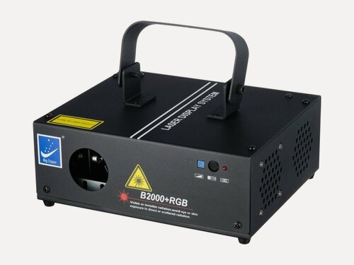Изображение товара B2000+RGB Лазерный проектор, RGB, активирование звуком/автоматический/DMX512/Master-slave, Big Dipper