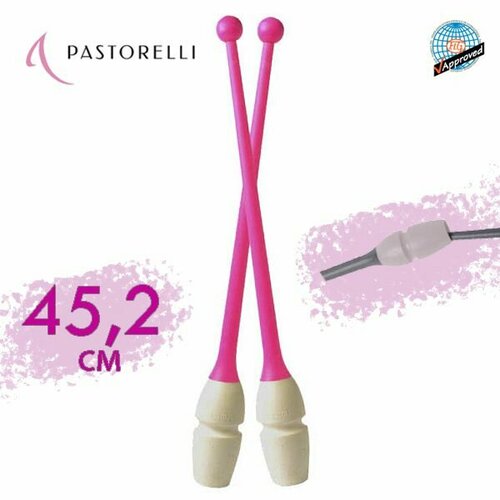 Булавы PASTORELLI 45,2см. 02620 Бело-розовый MASHA FIG