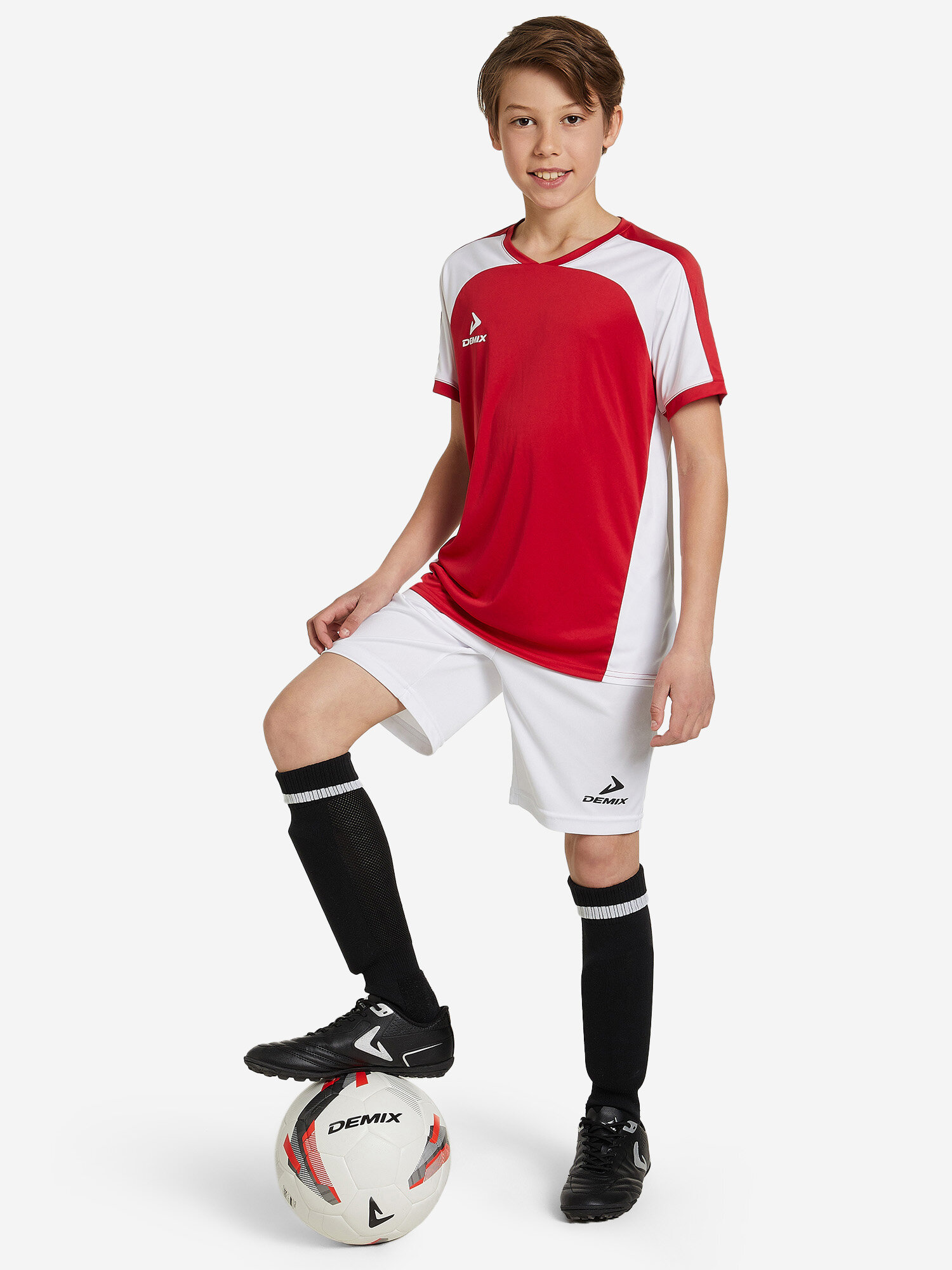 Футболка спортивная Demix, размер 164-170, красный — фото 1