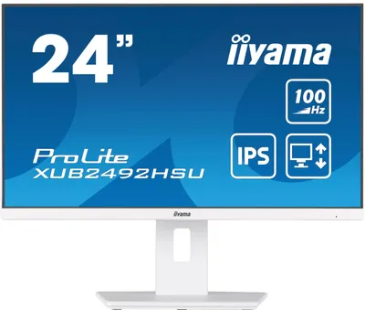 Монитор Iiyama ProLite XUB2492HSU-W6, белый