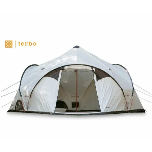 Просторный и высокий шатер-палатка для летнего кемпинга Terbo Mir & Camping 2-908
