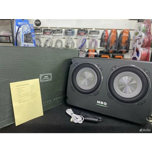 Сабвуфер под сиденье MBQ mb-882dual 20cm 22000₽
