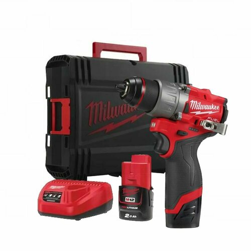 Аккумуляторная дрель-шуруповерт Milwaukee M12 FDD2-202 4933479873