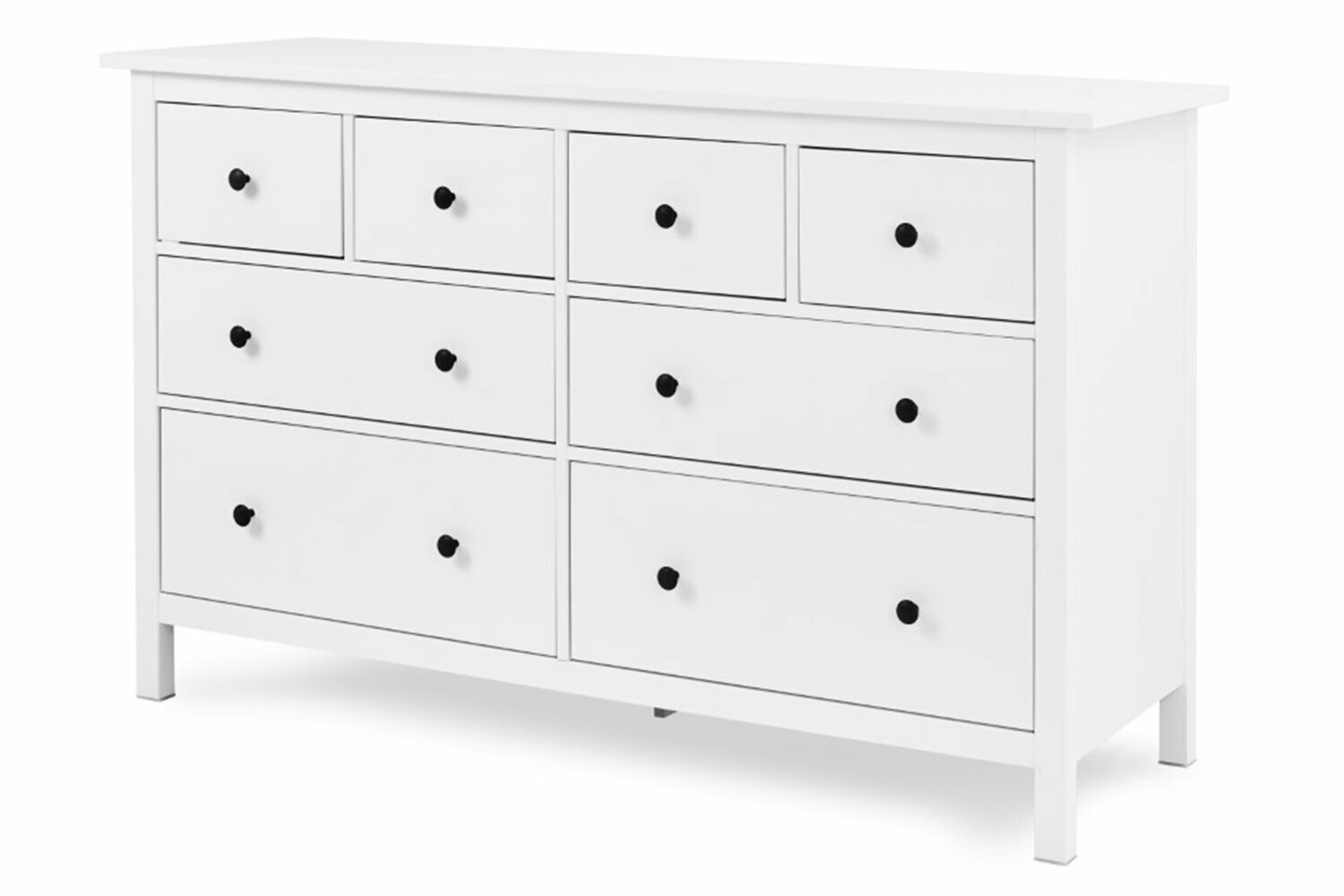 фото Комод 8 ящиков Эванс, белый