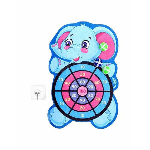 Дартс Слоник 2 3 шарика на липучках крючок 649₽