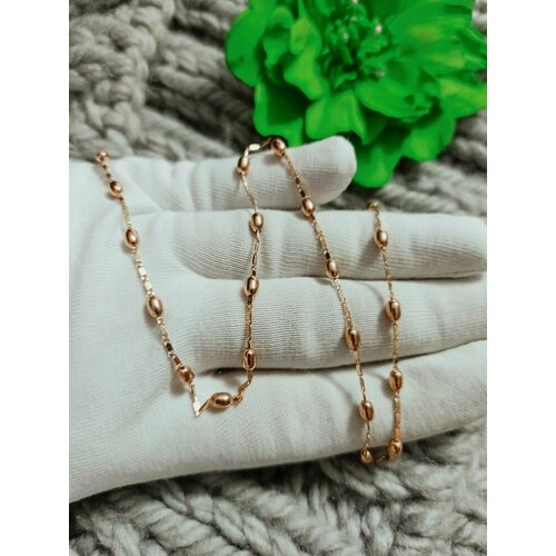 Колье Anikom, длина 45 см, серебряный