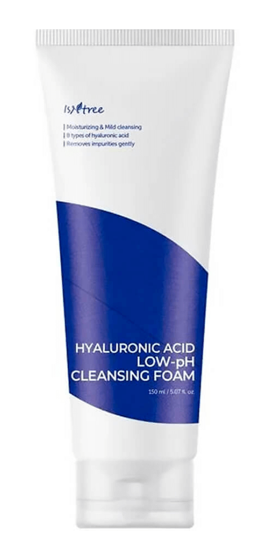 Слабокислотная увлажняющая пенка для умывания IsNtree Hyaluronic Acid Low-pH Cleansing Foam, 150 мл