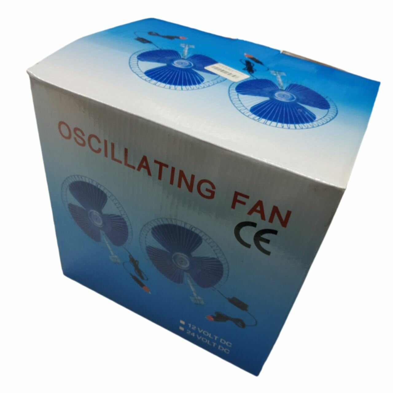 Вентилятор автомобильный 24V на прищепке 6" — фото 1