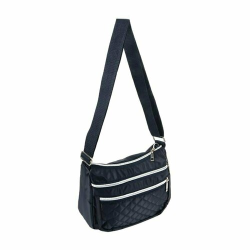 Сумка  Сумка 567, фактура гладкая, синий, черный