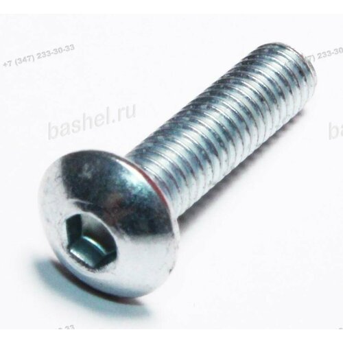 Винт М4х16 с внутренним шестигранником ISO 7380-1 zn электротовар 494₽