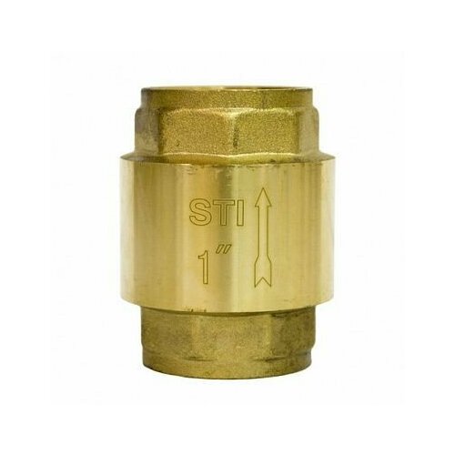 Клапан обратный пружинный STI 25 1 латунь корпус латунный шток 1106₽