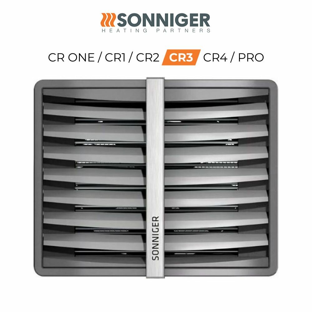 Тепловентилятор водяной Sonniger HEATER CONDENS CR3 71 кВт + Монтажная консоль