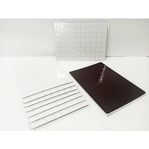 Заготовка под сублимацию Пазл из картона на магнитной основе формат A5 145 x 200 мм упаковка 10 шт 1700₽