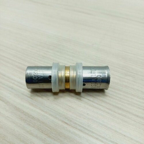 Пресс муфта 16 х 16 соединительная Hydrosta для обжимного профиля клещей TH 1 шт 440₽