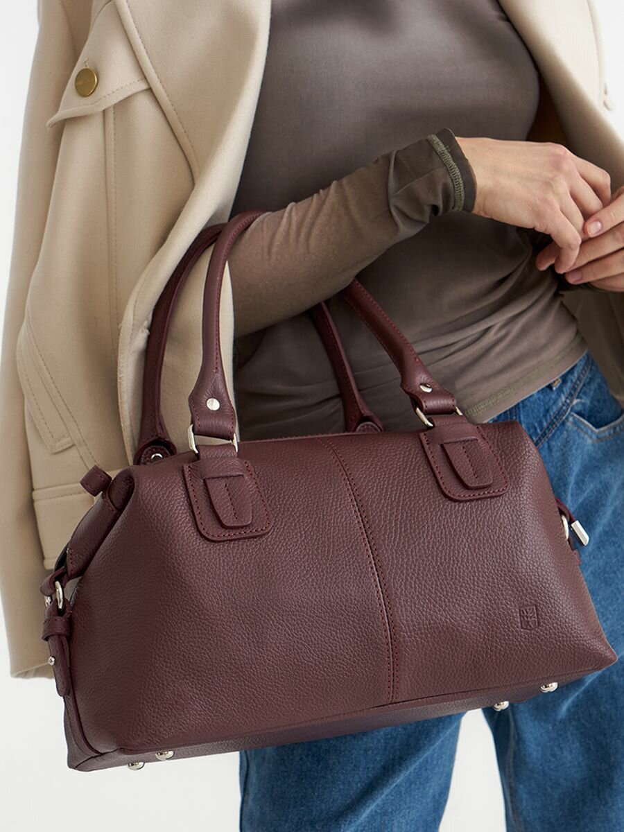 фото Сумка женская через плечо кожаная, сумочка из натуральной кожи BLACKWOOD