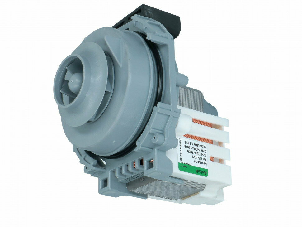 Помпа посудомоечной машины INDESIT, ARISTON (Askoll Mod. M233, Art. RS0594, 60W), зам. C00272798 C00302796