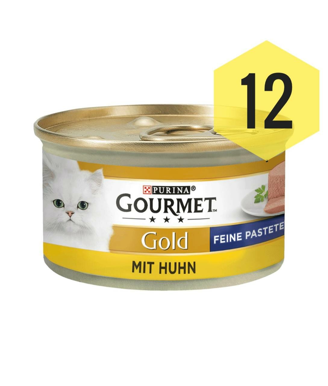 Gourmet Gold - курица. Паштет. 12 баночек. Европа