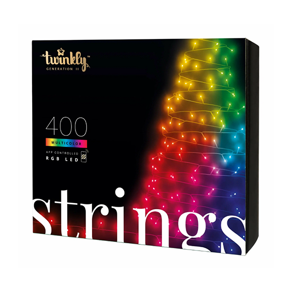 фото Smart LED гирлянда Twinkly Strings RGB 400 32м (TWS400STP-BEU)