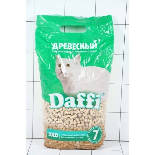 Наполнитель древесный, 7л, DAFFI ЭКО (4 шт.)