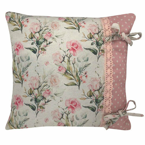 Подушка декоративная nat 40x40см розовая арт82755 1712₽