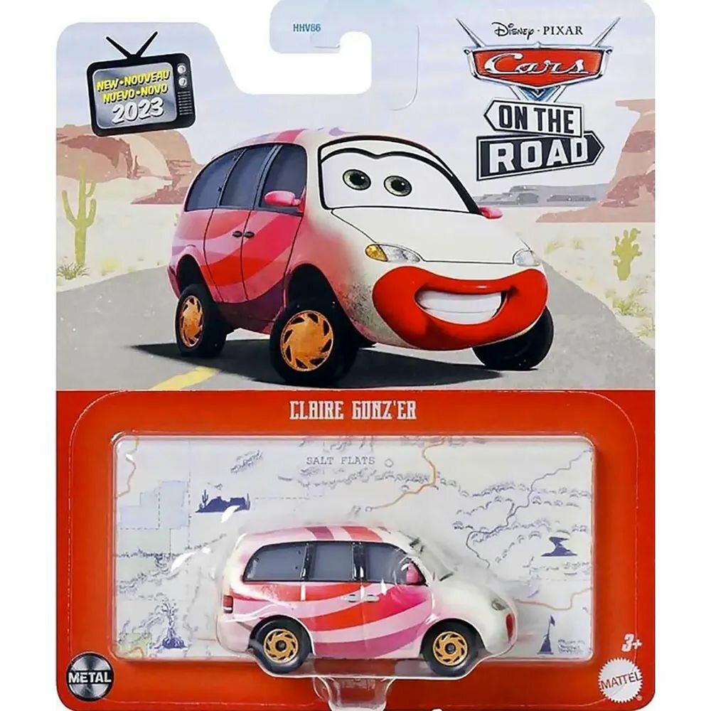 Машинка Cars герои мультфильмов Клэр Ганзер HKY30